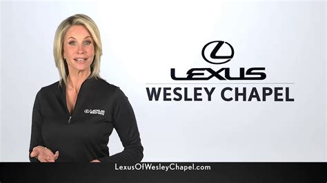 lexus of wesley chapel|wesley chapel lexus spokesmodel.